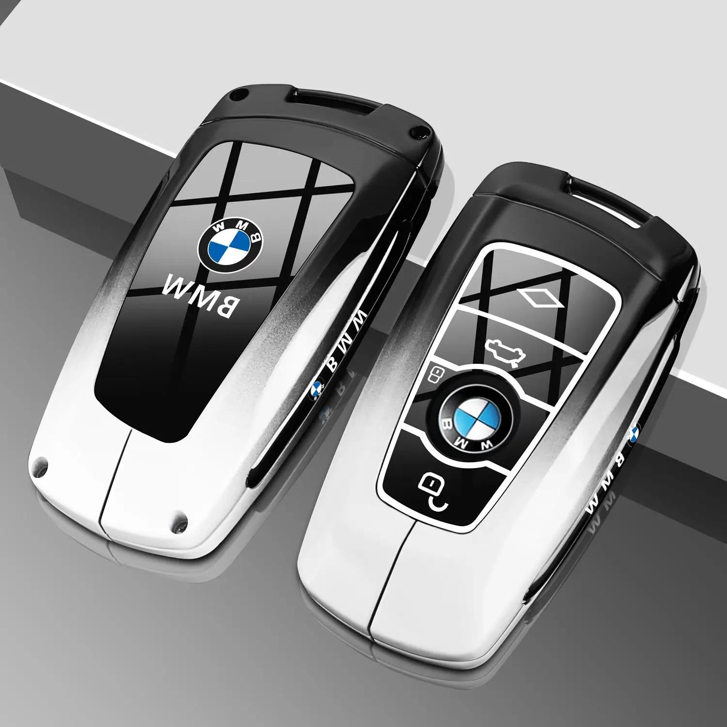 

Car Key Case Cover Key Bag For BMW F20 G20 G30 X1 X3 X4 X5 G05 X6 Accessories Car-Styling Holder Shell Keychain Protection