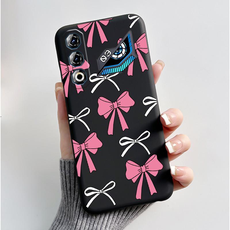 Für ZTE Nubia Neo 3 GT 5G Z2465N Hülle Süßes Kaninchen Schwarz Weiches TPU Silikon Stoßfeste Rückabdeckung Für ZTE Nubia NEO3 GT 5G Hülle