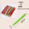 Salon Hairdressing Spiral Perm Rods - Large, Medium, Small Sizes for Ramen Curls & Wool Perms