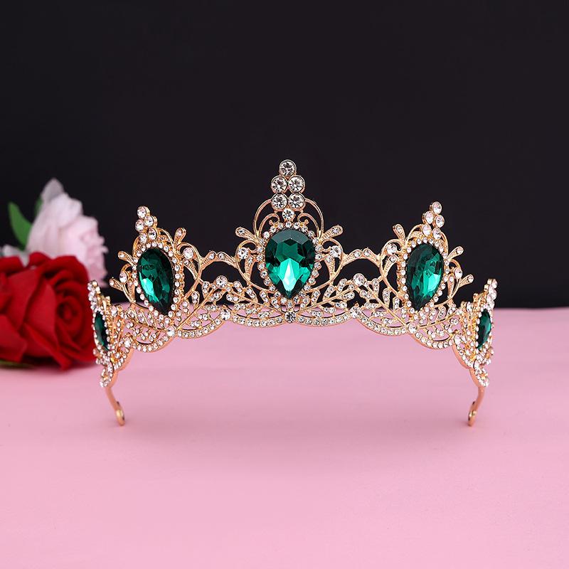 Bridal Crown European and American Baroque Bridal Headwear Birthday Adult Ceremony Crown New Hair Accessories