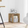 Side Table Artisan Oak 33x33x34 Cm Engineered Wood