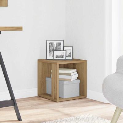 Side Table Artisan Oak 33x33x34 Cm Engineered Wood