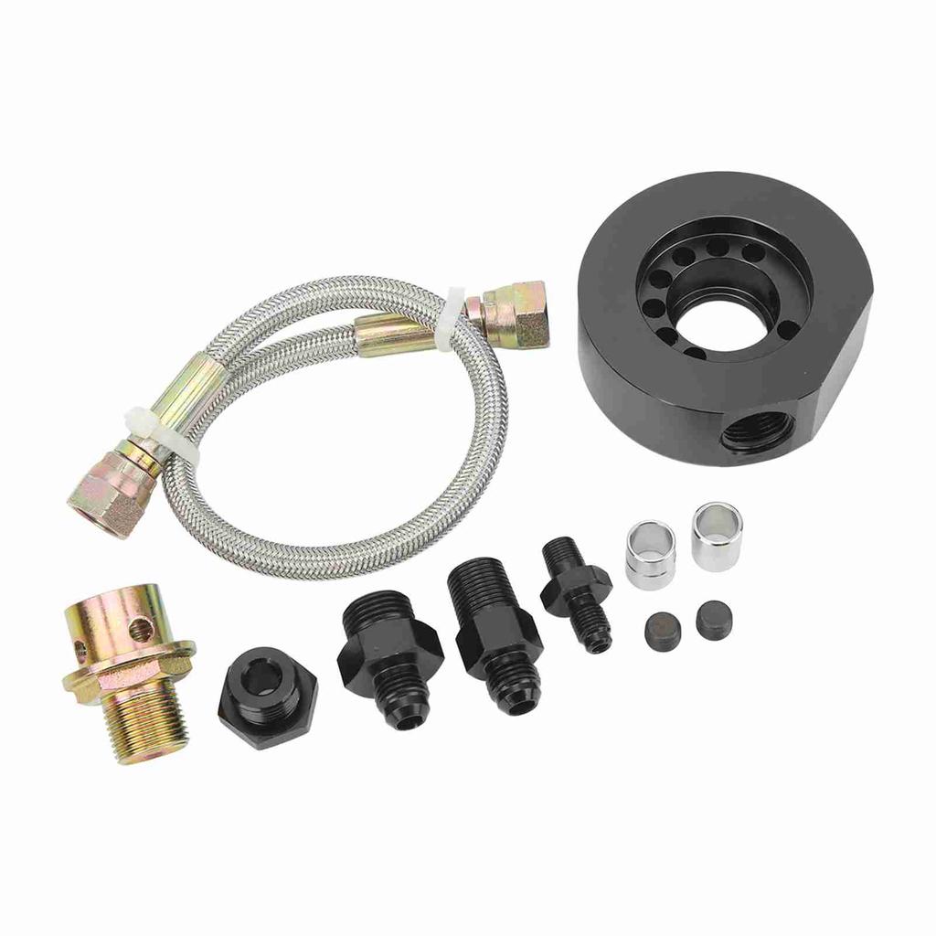 11Pcs VTEC Head Conversion Kit Oil Filter   Plate Adapter Aluminum Replacement for   LS B18 B20