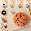 Keychain Ball Simulation Cute Cartoon Girls Children Backpack Ornaments Hanging