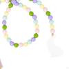 Easter Bead Garland with Wood Elements for Spring Celebrations And Home Decor