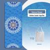 ZeBian 1,5mm Σουέτ Αναδιπλούμενο Ταξιδιωτικό Στρώμα Γιόγκα