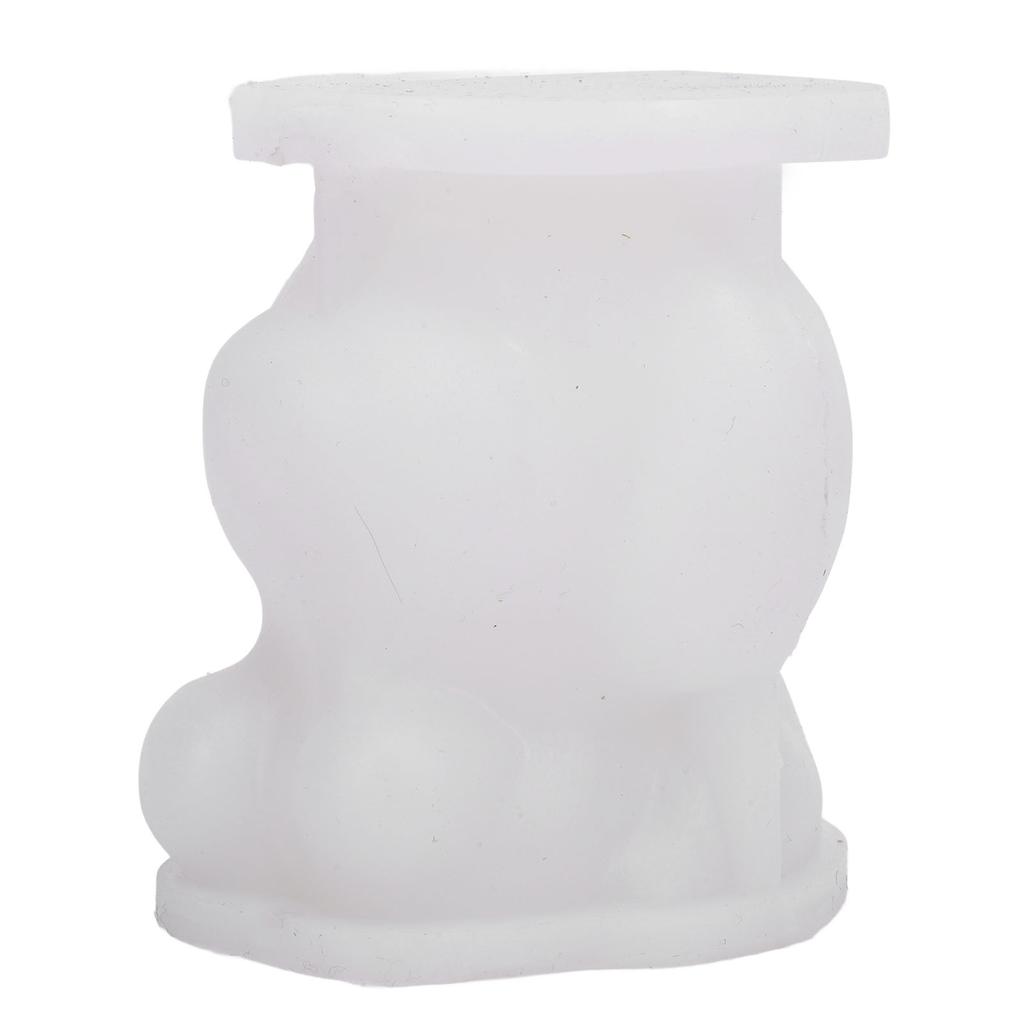 Silikonowa Forma do Lodu Kreskówkowy Wygląd Łatwe Wyjmowanie Wielofunkcyjna Silikonowa Forma do Świec DIY na Puszkę