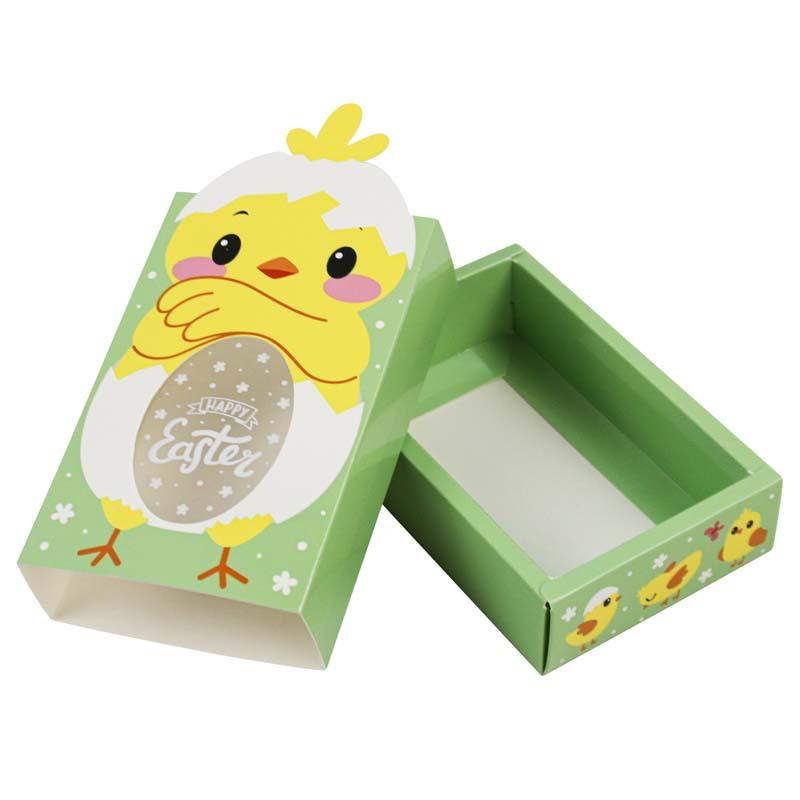 

Easter Rabbit Drawer Candy Box Chicken Three-Dimensional Rabbit Egg Slide Packing Box