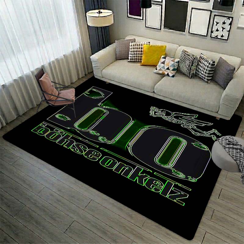 Böhse Onkelz German Rock Band Carpet, Retro Rug, Suitable for Living Room, Bedroom, and Bar.