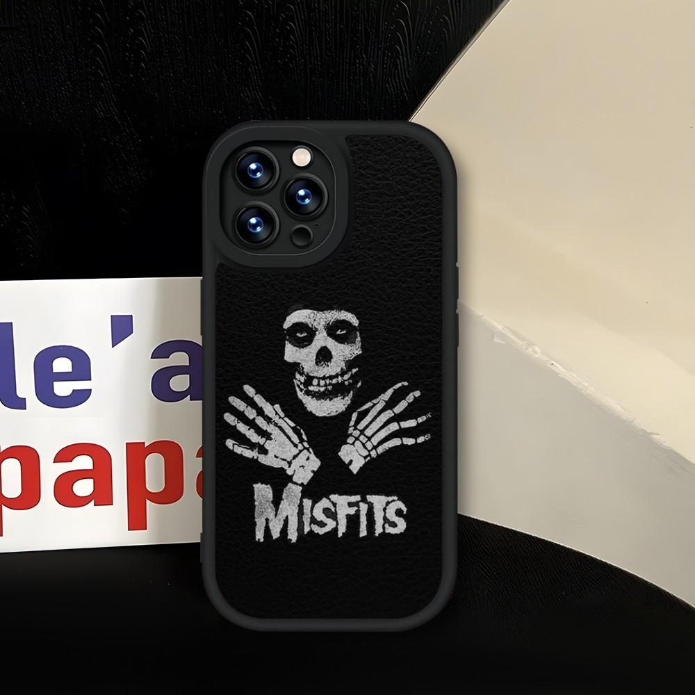 The Misfits Glenn Danzig Phone Case Soft Black For IPhone 13 14 15 12 11 Pro Max Mini Xs X Xr 7 8 Plus SE2020 Leather Coque