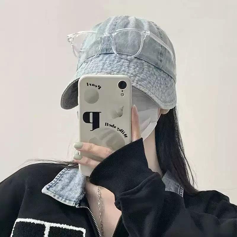 Denim Cap Hats Women Summer Sun Hat Sunshade Fisherman Cap Bucket Visors Outdoor Big Brim Breathable Cowboy Adjustable Rope