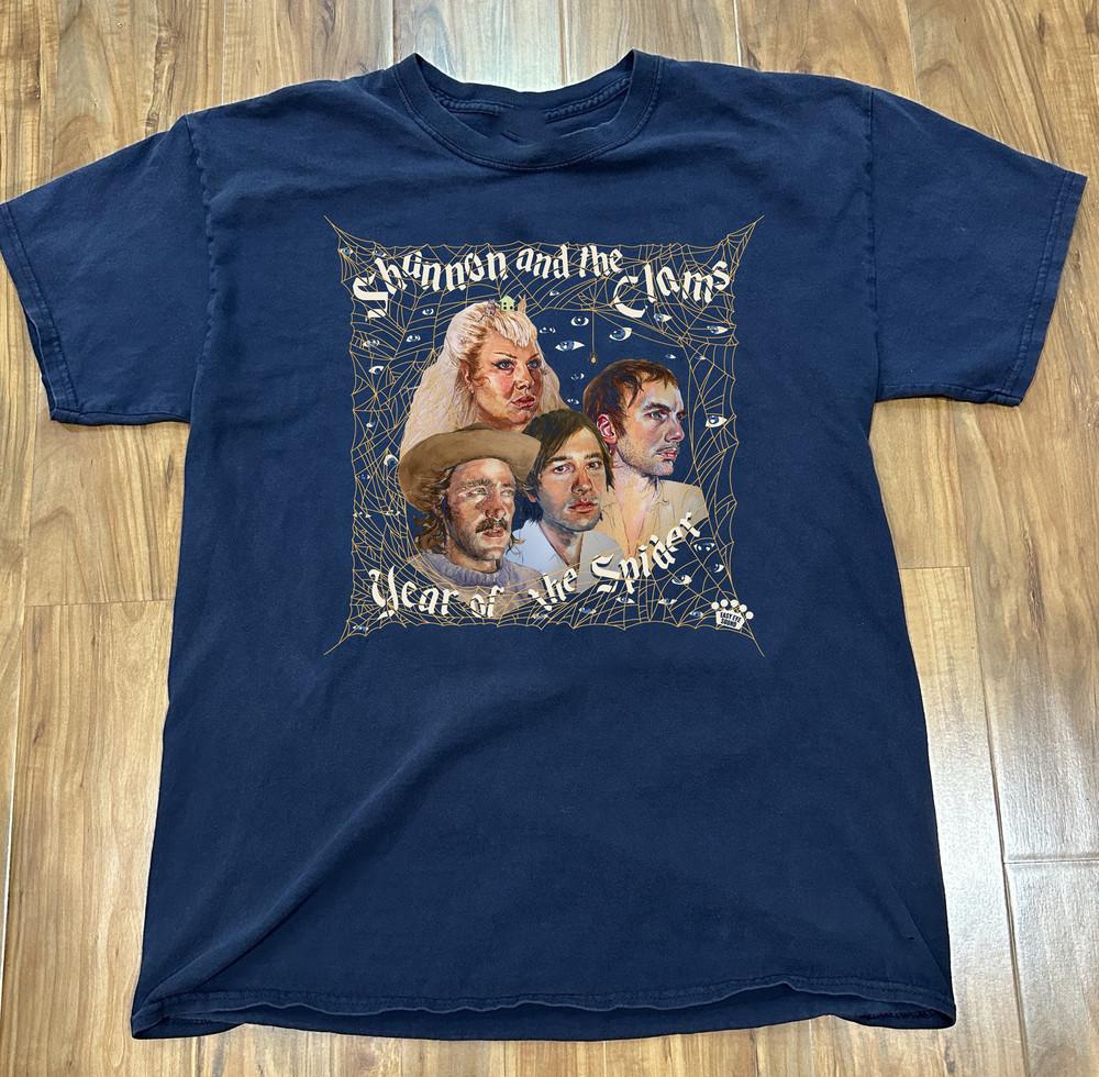 Shannon & The Clams - Year Of The Spider Navy T Shirt Full Size S - 5Xl AQ138 Unisex T-Shirt S
