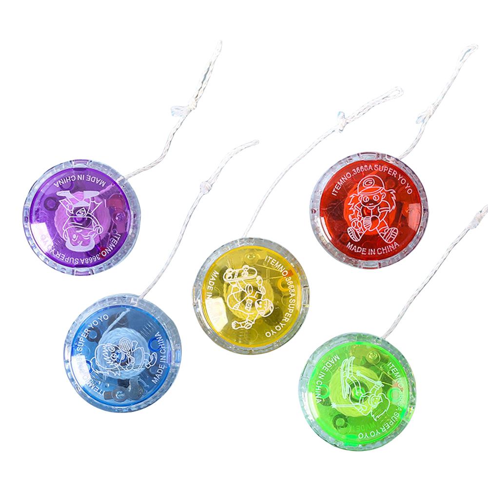 Luminous Yo-Yo Plastic LED Light Up Yo-Yo Flashing Yo-Yo for Teens Adults Beginner Party Favors Gift