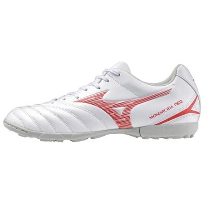 AG Artificial Ground Cushioning, Wear Resistant Soccer Shoes Unisex White Red Sneakers P1GD242560