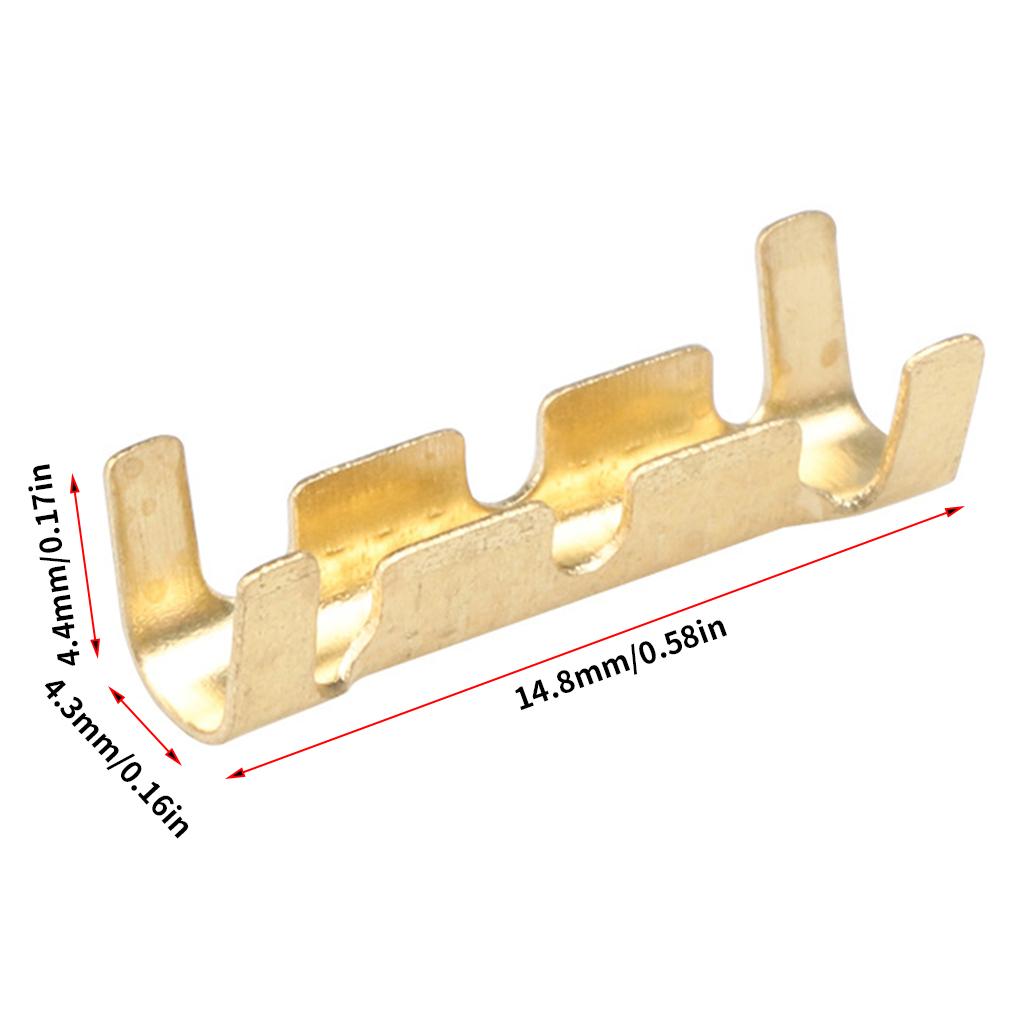50pcs U\-shaped terminal tab cold inserts connectors cold terminal small fascia terminal 0\.3\-1\.5mm