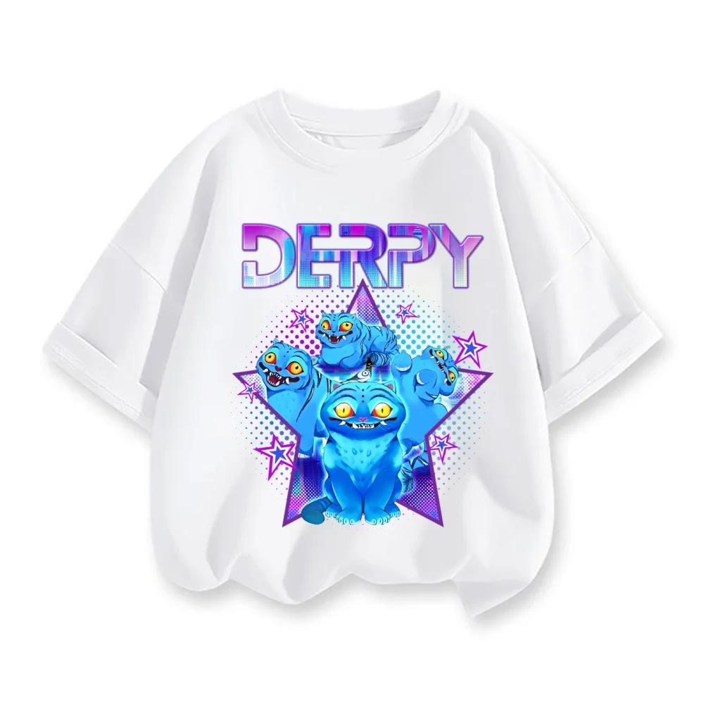 KPop Demon Hunters T-shirt Zomer Korte Mouw T-shirt voor Casual Los Meisje Jongen Grafisch Bedrukte Tops