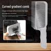 Men's Flat Top Hair Styling Comb - Self-Assistant Edge Trimming Barber Cutting Tool
