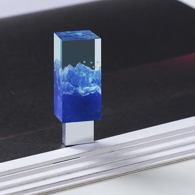 Imitation Mountain Silicone Mould Succulent Plants Small Craft Flower Planter Concrete Cement Clay Pot Mold for USB Flash Disk