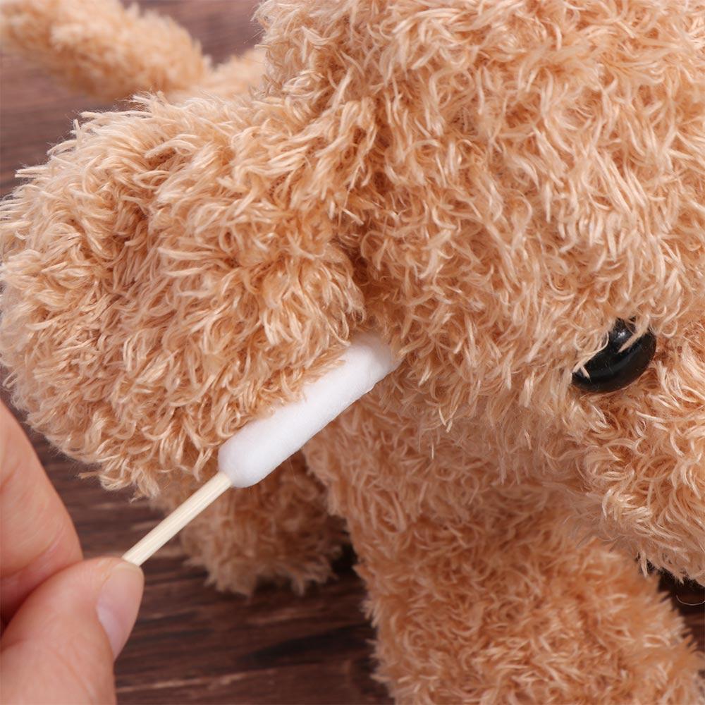 50pcs 15cm Pet Cotton Swabs Single-head Dirt Removal Cotton Swabs Dog Cotton Buds Disposable Pet Ear Wash Cotton Ball Grooming