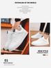 2024 Men's Trendy Korean Style White Sneakers: Versatile, Wear-Resistant, Casual Sports Shoes for Spring