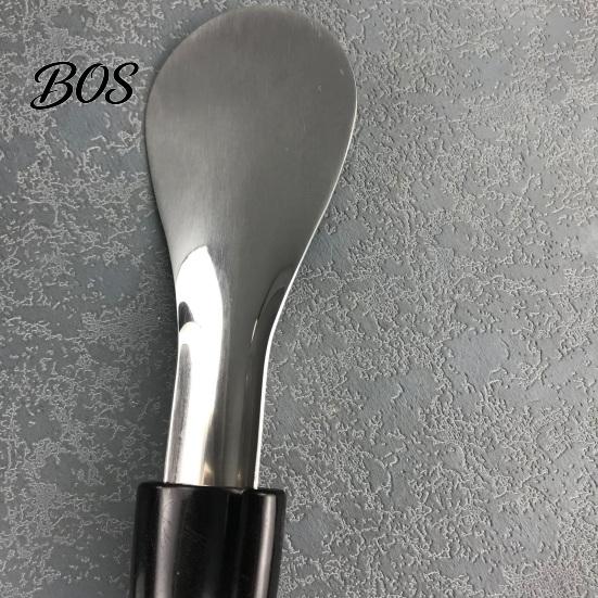 Spatola per Crema, Paletta per Ghiaccio in Acciaio Inossidabile 304, Strumento per Dessert a Forma di Rosa con Manico Antiscivolo, per Gelato, Frullati, Budino, Lavabile in Lavastoviglie