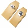 AIMOONSA 45 lames titane + 45 vis pour tondeuse robot Husqvarna/Automower/Gardena 35×18×0,75 mm