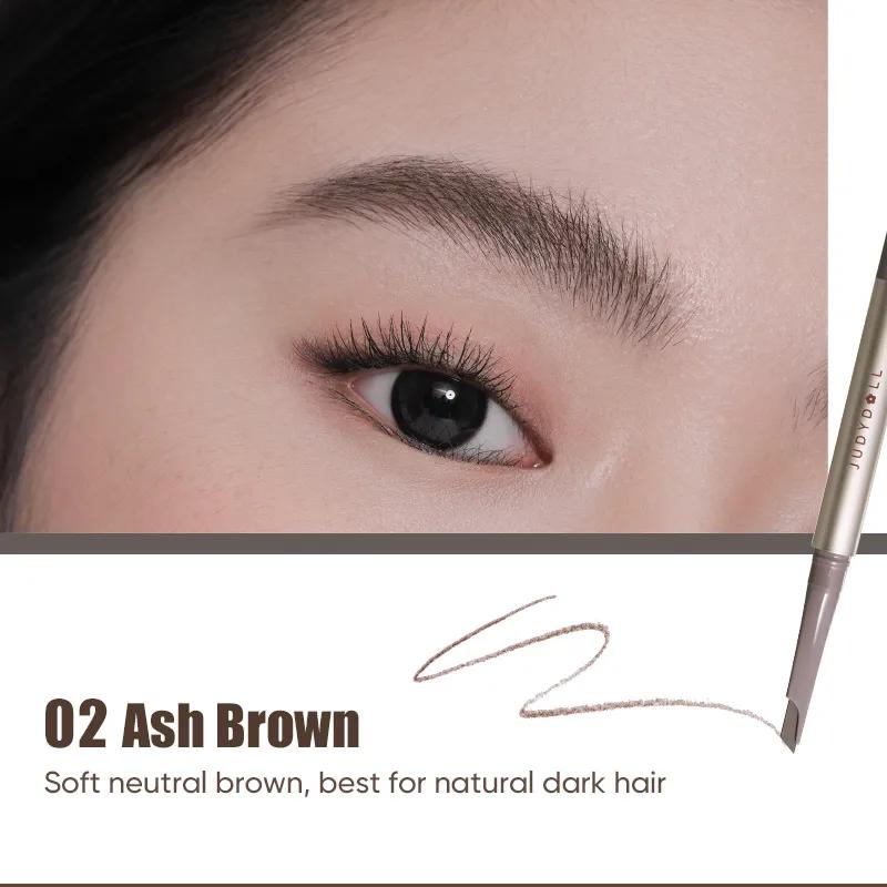 Judydoll Automatische Wenkbrauwpotlood Soepel Mat Precisie Waterdicht Natuurlijk Vlekbestendig Beitelpunt Langhoudend Wenkbrauw Make-up