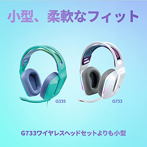 Logitech G Gaming Headset G335 Gaming Headset G335MN Ultra Light 222g 3.5mm Wired 3D Sound Stereo 2.1ch Flip Mute with Microphone PS5 PS4 PC Switch Xb