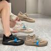 Fashion Round Toe Running Shoes for Women Elasticity Spring Autumn Woman Footwear 39 Cotton Deals Fashion 2025 Korean Vulcanized Shoe