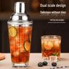 Chixing Professional Stainless Steel and Glass Cocktail Shaker Set