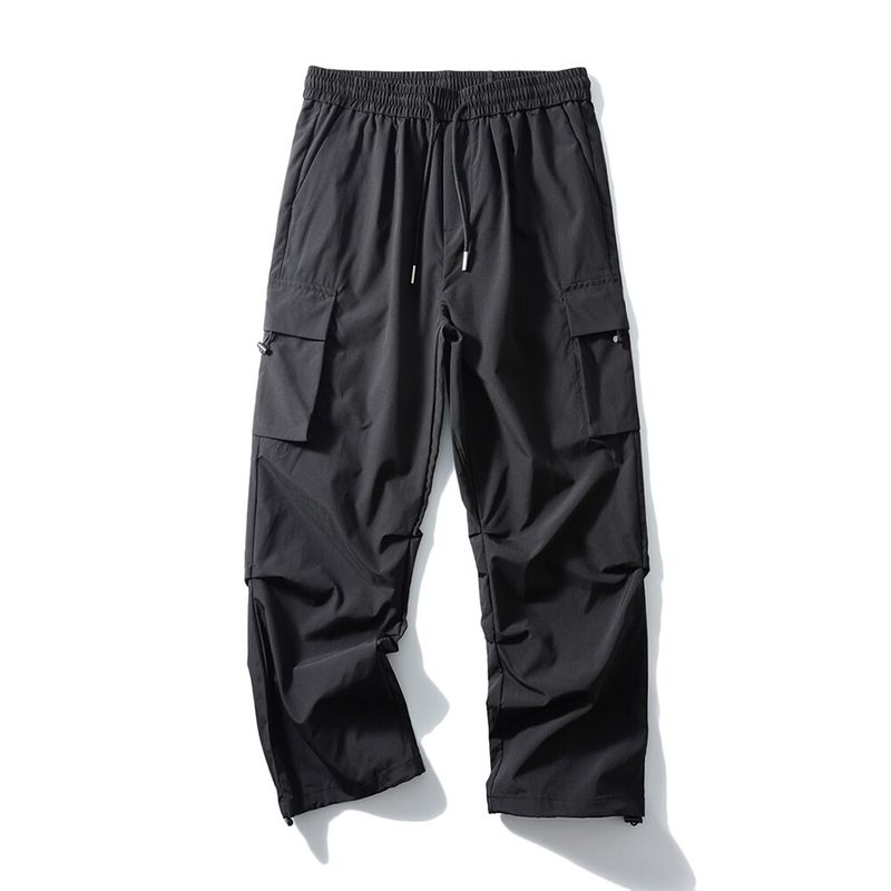 Mountain-Style Outdoor Functional Quick-Dry American-Style Paratrooper Cargo Pants for Men, Summer Thin Pants, Export Men's Casual Long Pants