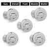 ZMFJH 45/90Degree Deck Filler Caps for Marine Boat 38mm 50mm 316 Stainless Steel Deck Filler Key Cap GAS DIESEL FUEL WASTE WATER
