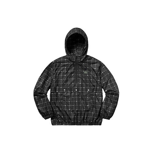 Supreme Lacoste Reflective Grid Nylon Anorak