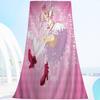 anime dark P-Puella Magi M-Madokas M-Magicas Microfiber Printed Beach Towel Mountain Climbing Beach Swimming Running Absorbent Towel