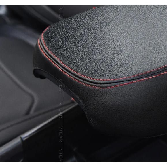 Vtear For Skoda Kodiaq armrest cover interior PU leather car-styling accessories center console arm rest box decoration 2021