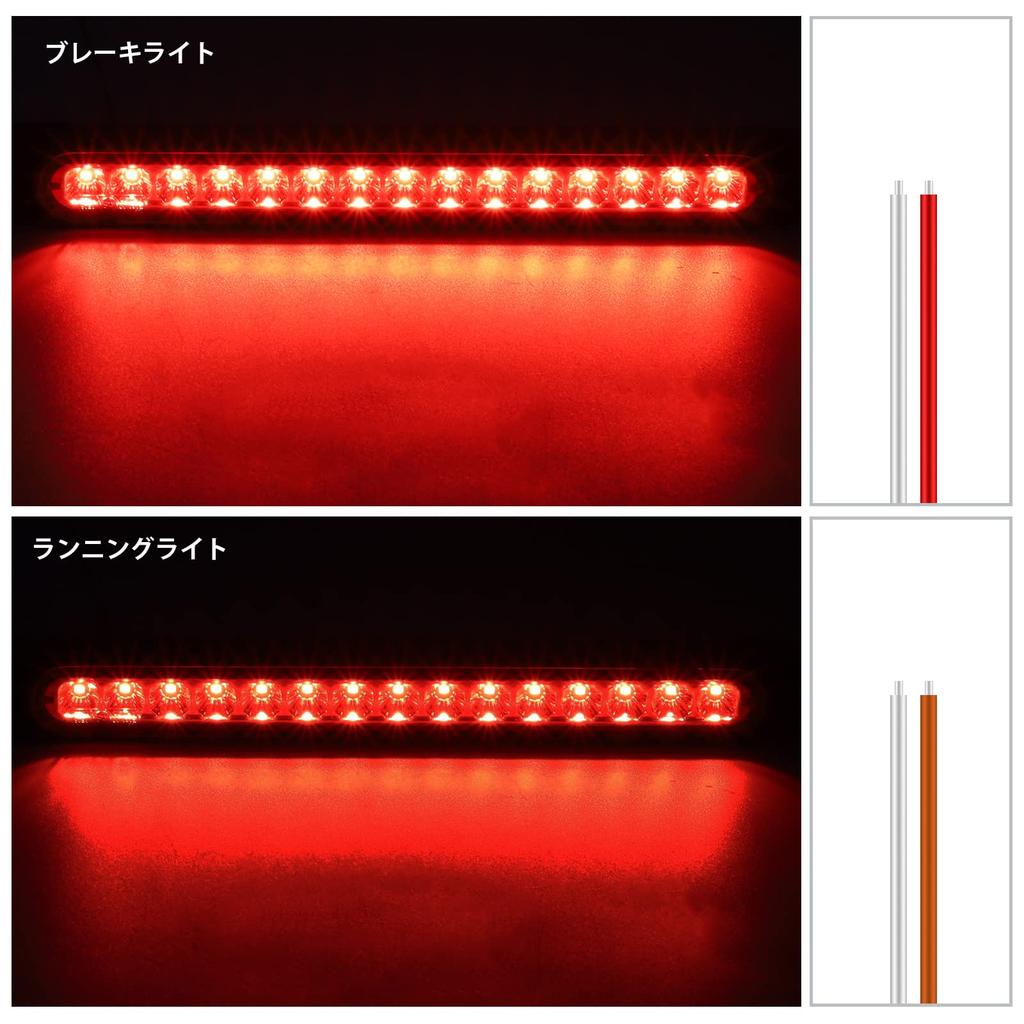 Biqing 15 LED Car High Mount Stop Light Truck Rear Light, 10-30V Car Third