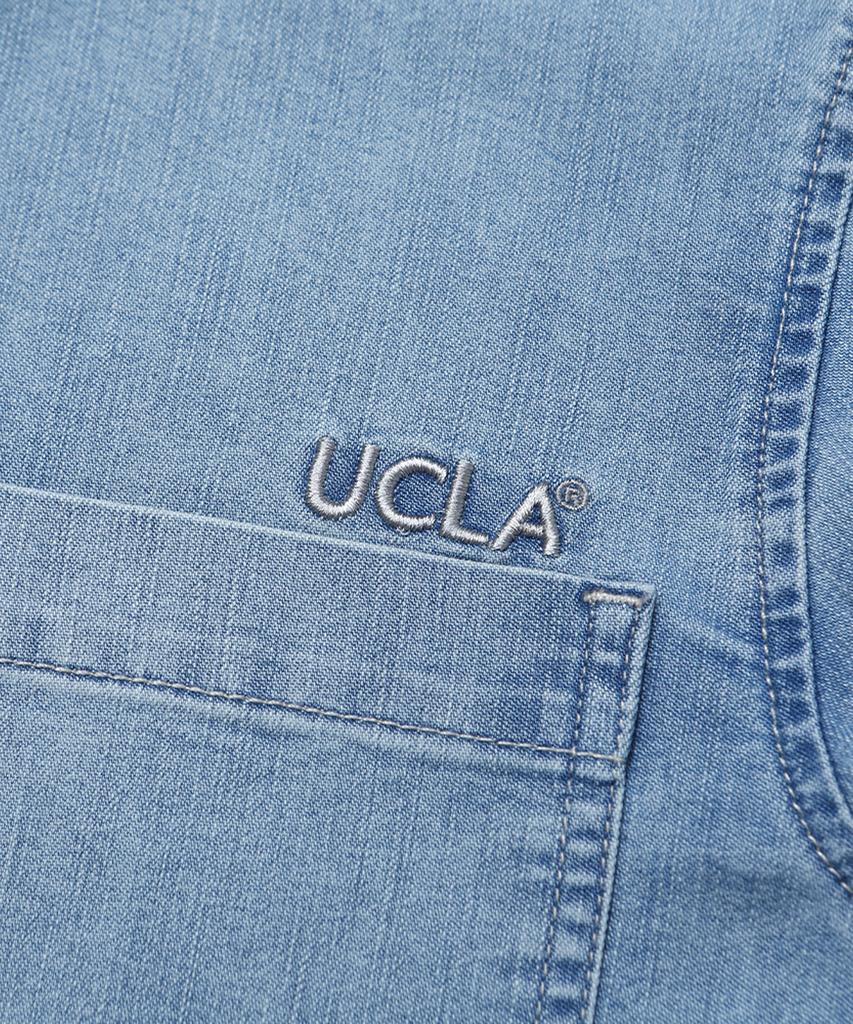 UCLA Oversized Denim Shirt [Lt-Indigo](Uz3Ls01_03)