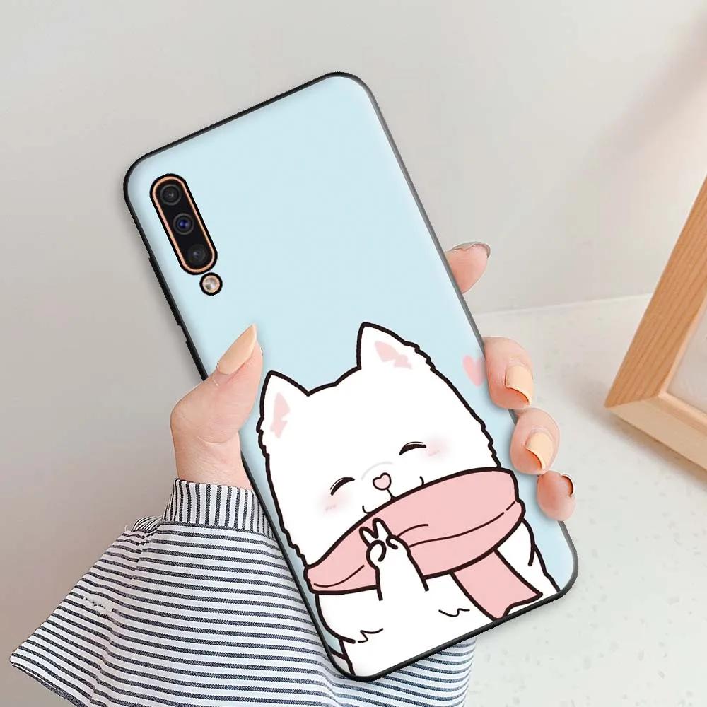 Für Samsung Galaxy A50 Hülle Für Samsung A50s A30s Handyhüllen Für Samsung A50 Blumen Silikon Weiches TPU Fundas A 50 A30 S Bumper