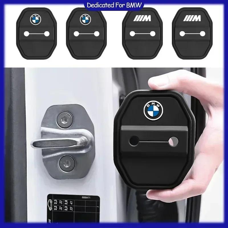 Car Door Mute Damping Cushion Silicone Door Lock Buckle Door Protective Cover For BMW X1 X3 X4 X5 M F15 X6 F16 G30 7 Series G20