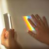 1 stuks Natuurkunde Wetenschap Speelgoed, Drievoudig Prisma Glas, Kleurlicht Spectrum Reflecterend Leren Educatief Speelgoed Voor Schoolonderwijs