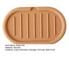 15*9cm Soap Holder Silicone Automatic Drainage Design Melt-Proof Anti-slip Organizer Pad For Kitchen Bathroom Laundry Soap Dish