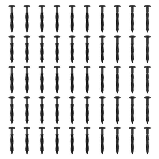 18/36/50Pcs Vinyl Shutter Fasteners Shutter Spikes UV Resistant Simple Installation