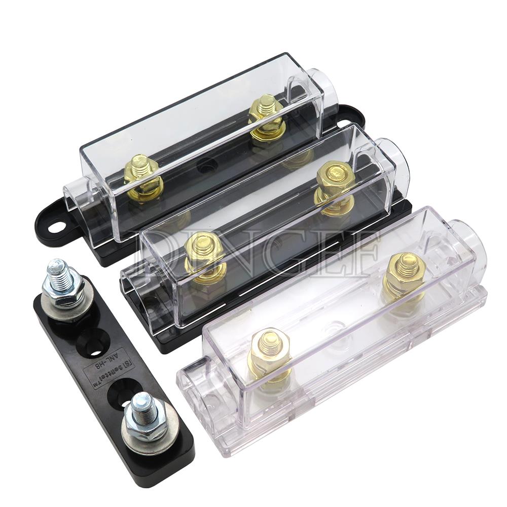 1Set ANL Fuse 60 80 100 120 275 300 400 450A 500 AMP ANS Fuse Holder Bolt-on Fuse Automotive Fuse Holders Fusible Link With Fuse Fuse Holders1