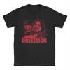 Obsession Film Horreur Vintage T-shirt Pour Unisexe Unisexe 100% Coton T-shirts Loisirs Col Rond T-shirt Manches Courtes Vêtements