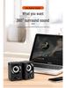 Compact Desktop Wired Subwoofer Speaker for Laptop and Home Use