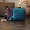 Exquisite Jewelry Storage Bag With Tassel Pendant Ring Zipper Jewelry Bag Large Capacity Travel Crystal Bracelet Storage Pouch