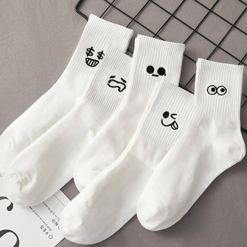 Women's Cute Summer Mid-Calf Breathable Cotton Socks - Versatile and Casual