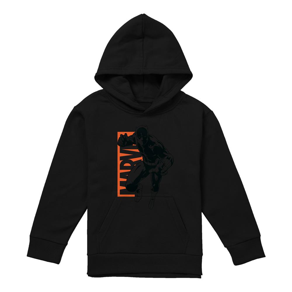 Black Panther Childrens/Kids Jump Pull Over Hoodie