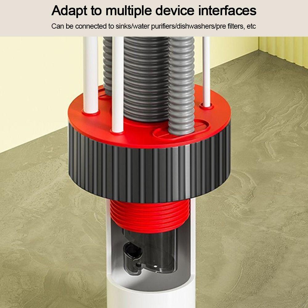Anti Odor Kitchen Basin Sewer Branch Drainage Water Pipe Joint  Washing Machine Drainage Supplies
