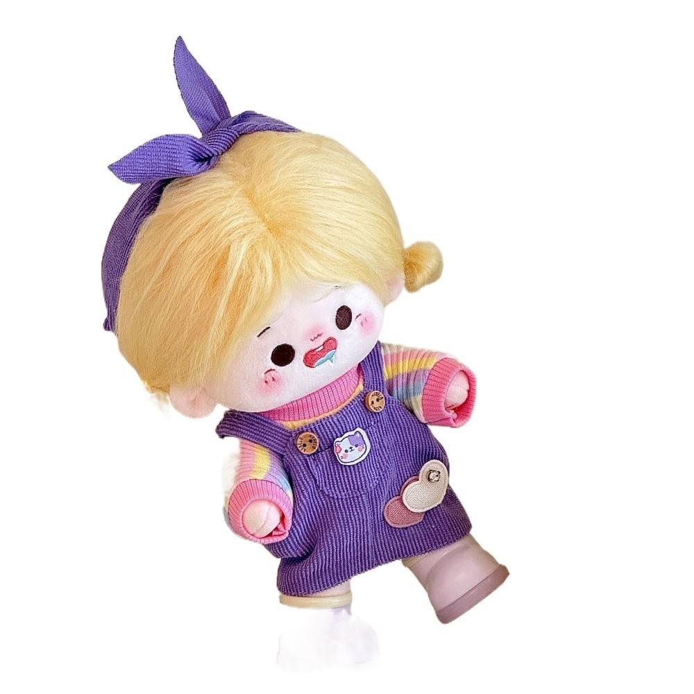 Cotton Material Doll Clothes Multicolor Miniature Dress House Accessories Doll Cap  Changing Game